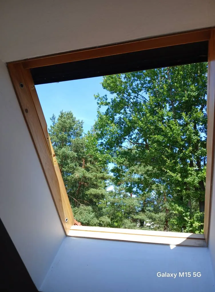 Naprawa okna dachowego efekt