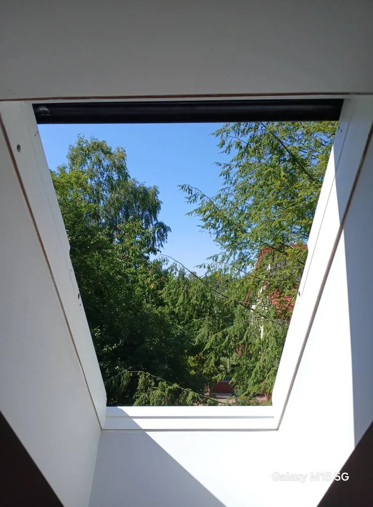 Naprawa okna dachowego efekt