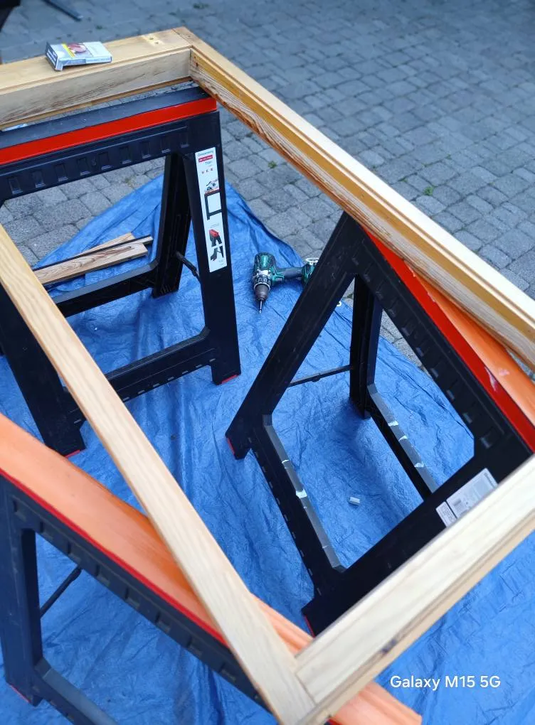 Przygotowanie ramy okiennej