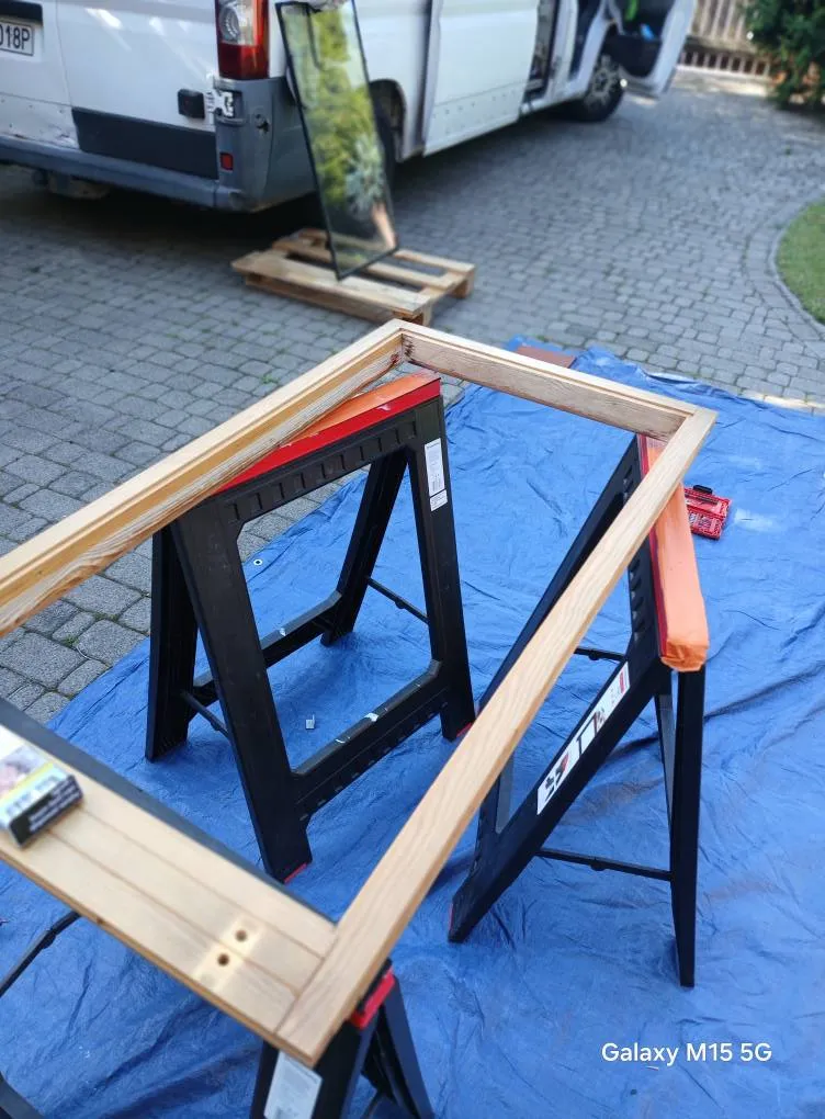 Przygotowanie ramy okiennej