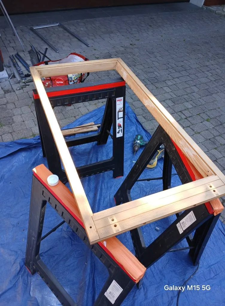 Przygotowanie ramy okiennej