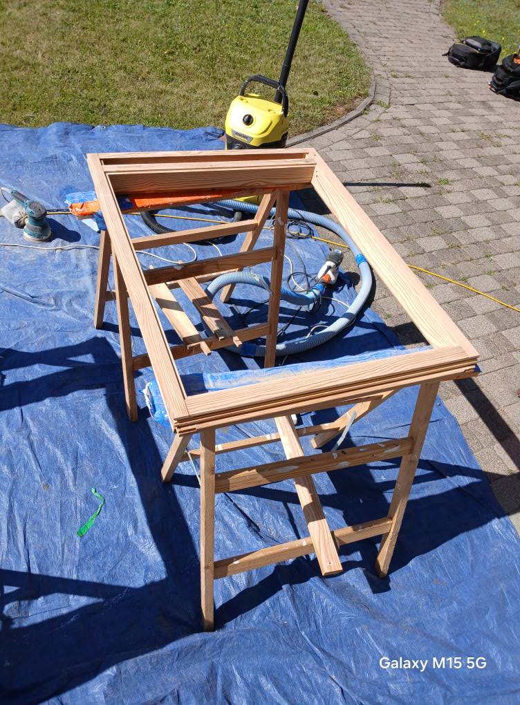 Obsadzanie okna etap